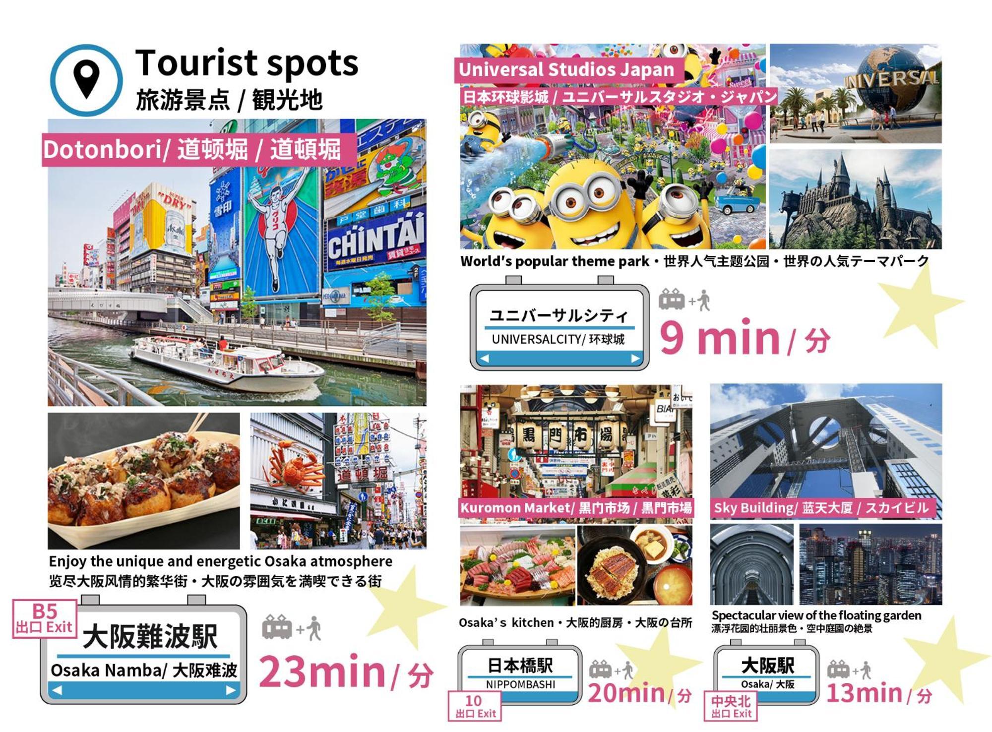 Bijou Suites Sorriso Ōsaka Eksteriør bilde